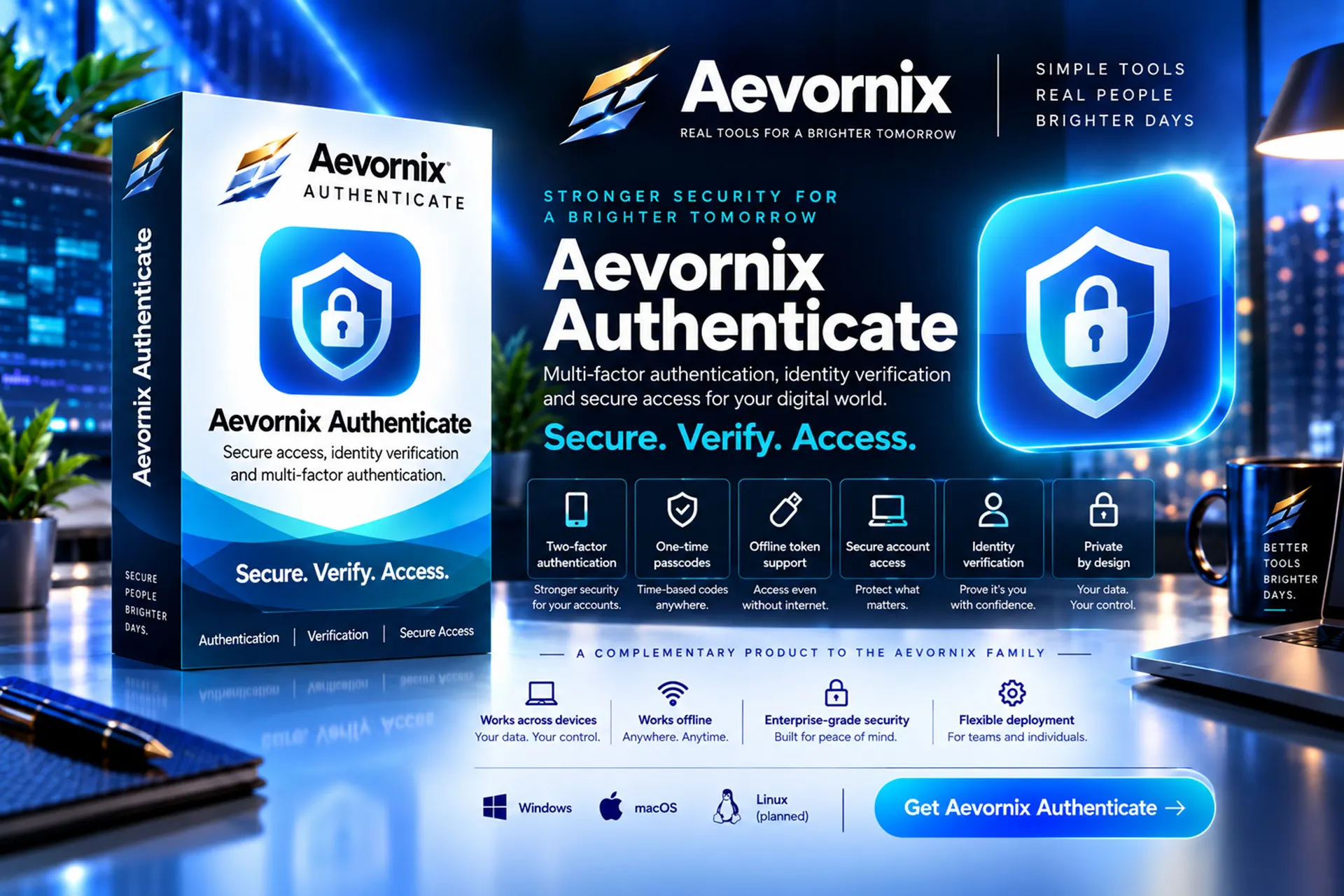 Aevornix Authenticate campaign artwork