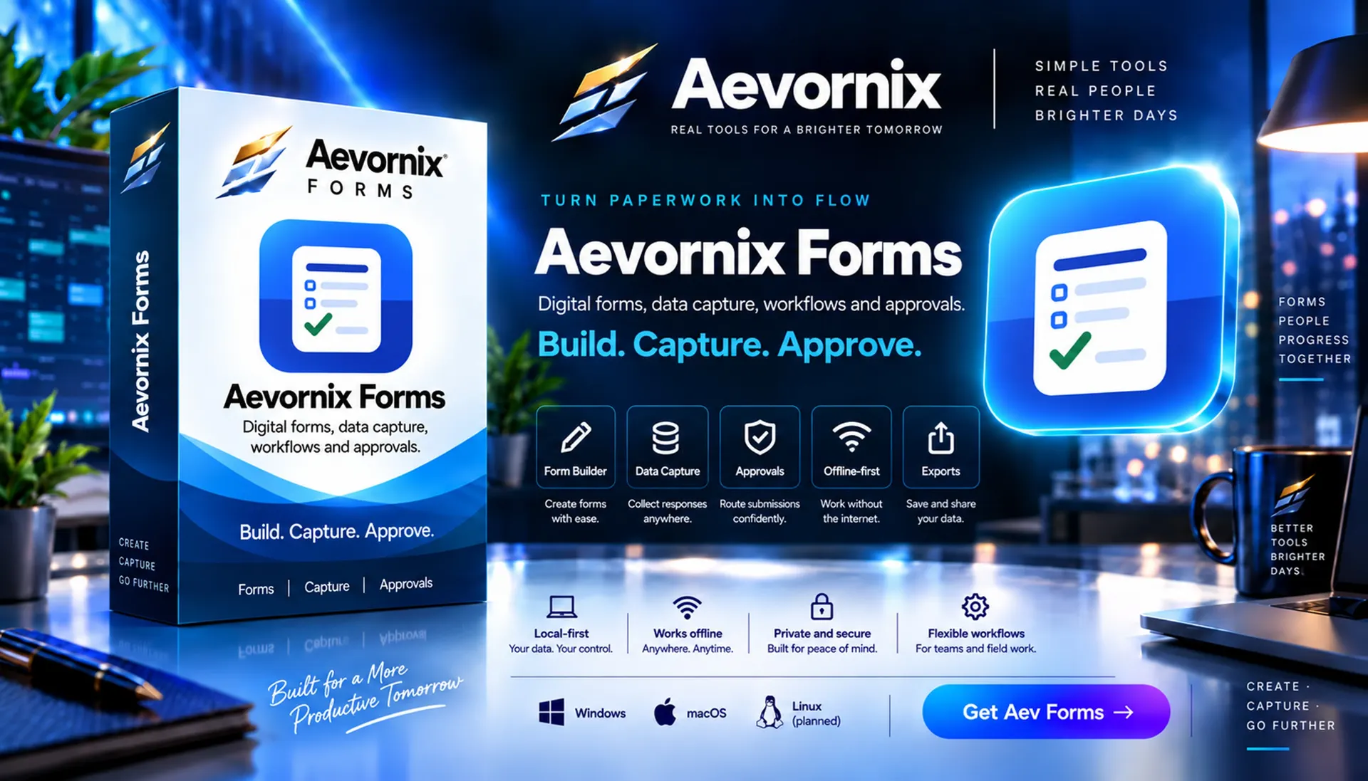 Aevornix Forms campaign artwork