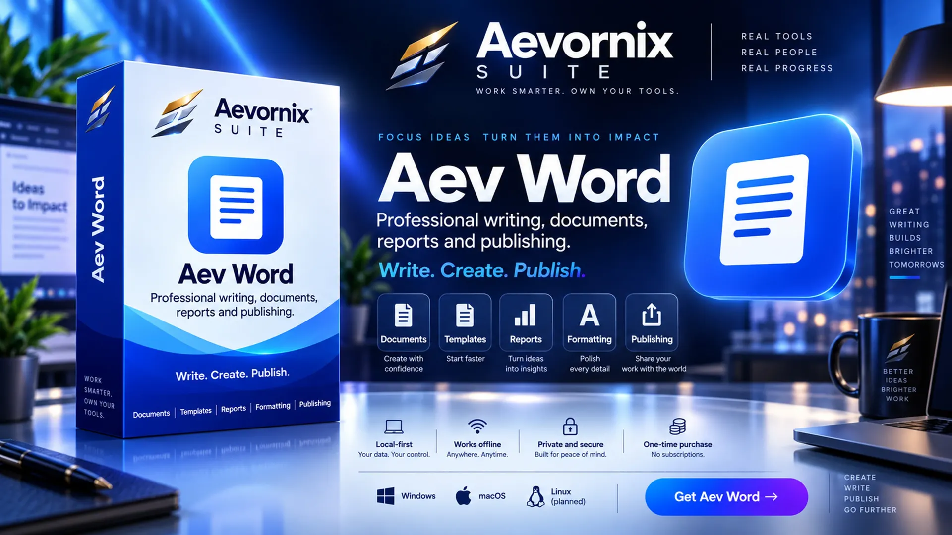 Aev Word campaign artwork